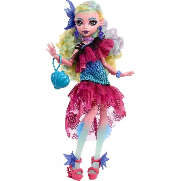 Monster High®: Lagoona Blue™ Fashion Doll in Monster Ball-New - Picture 9 of 9